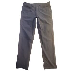 LULULEMON LM5972S Gray ABC Slim Performance Warpstreme Chino Trouser SIZE 34